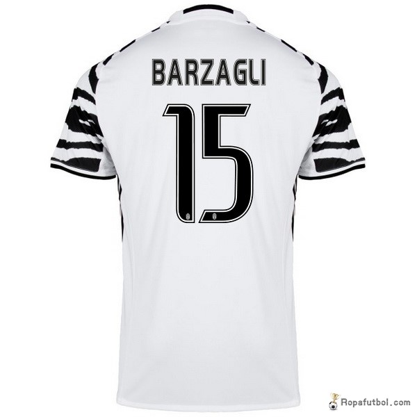 Camiseta Juventus Replica Tercera Ropa Barzagli 2016/17 Blanco